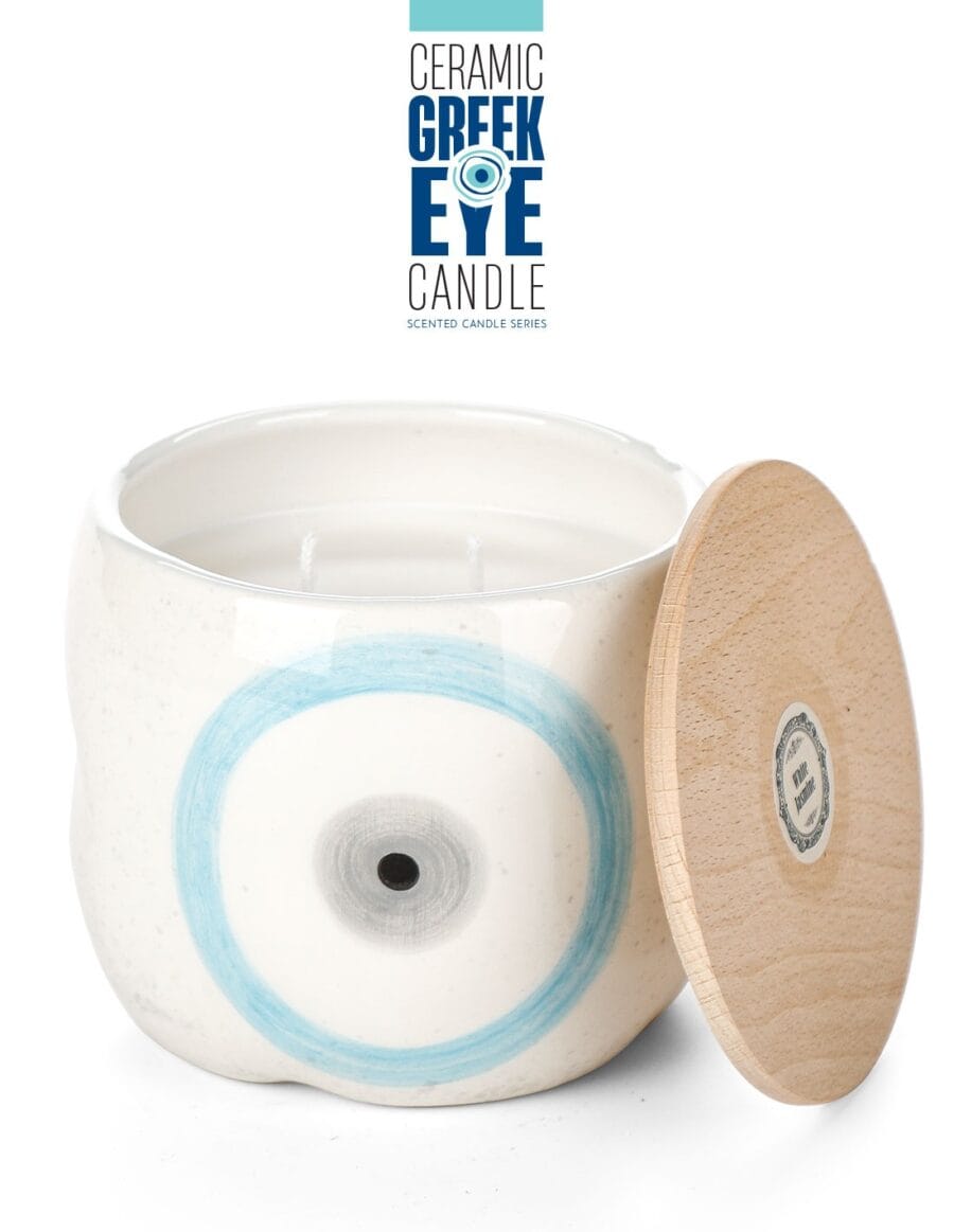 Greek mati candles - γαλάζιο - Image 2