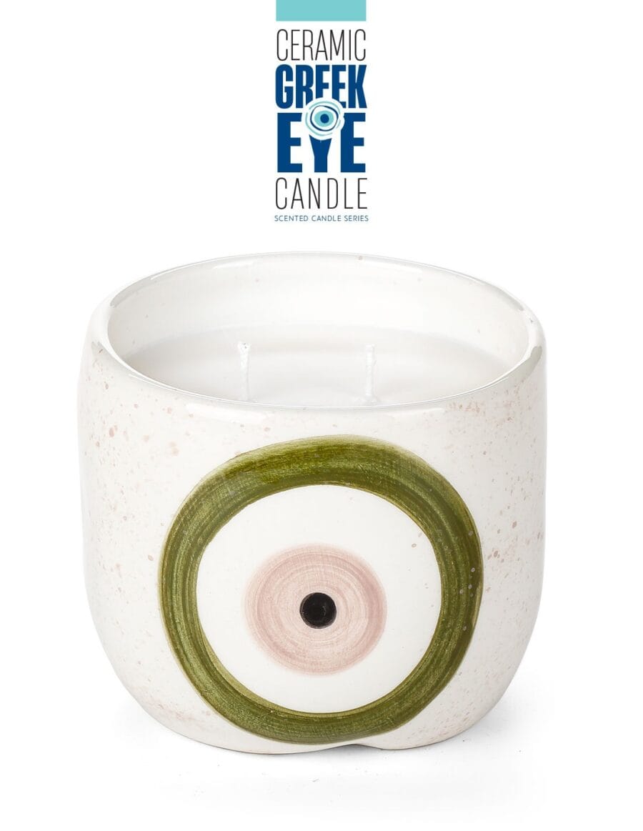 Greek mati candles - λαδί