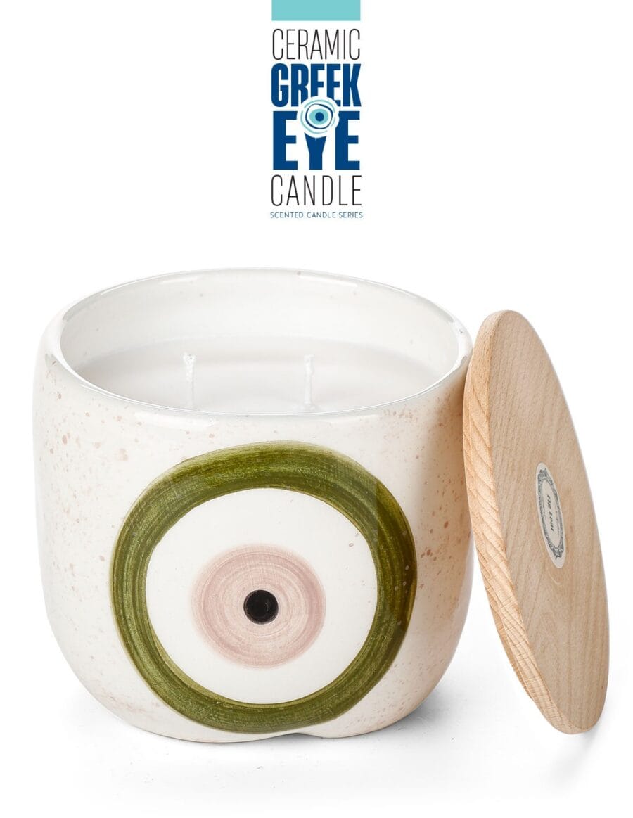 Greek mati candles - λαδί - Image 2
